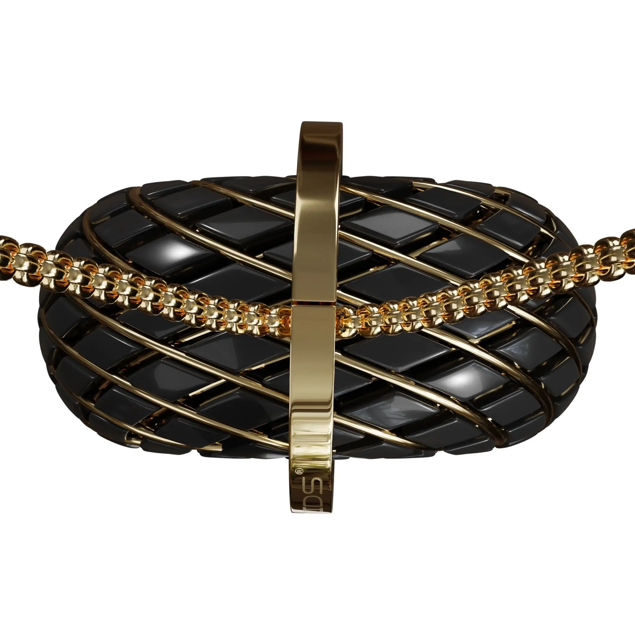 C60 Shungite - iTorus iZ Crystal Toroidal Pendant - Image 10