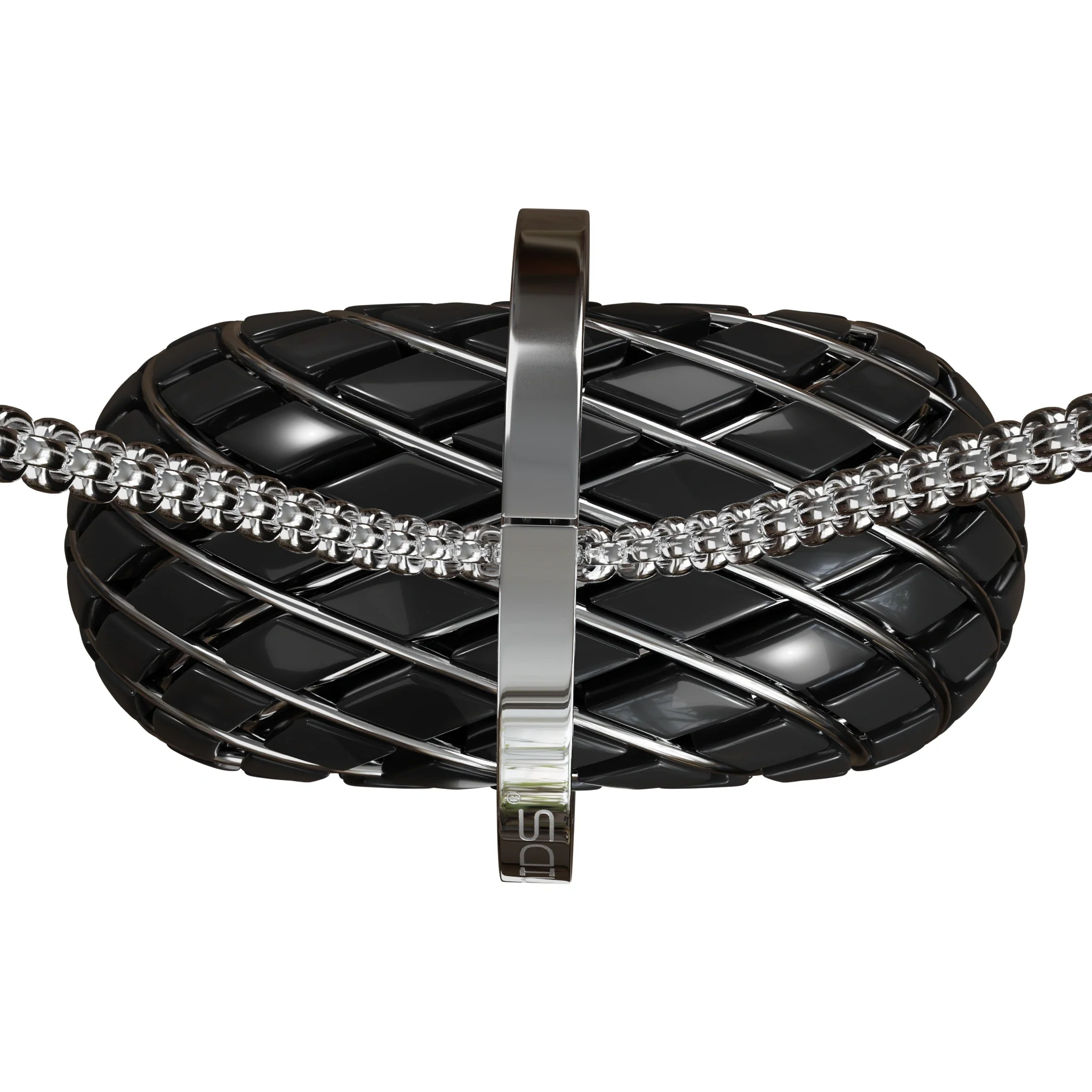 C60 Shungite - iTorus iZ Crystal Toroidal Pendant - Image 12