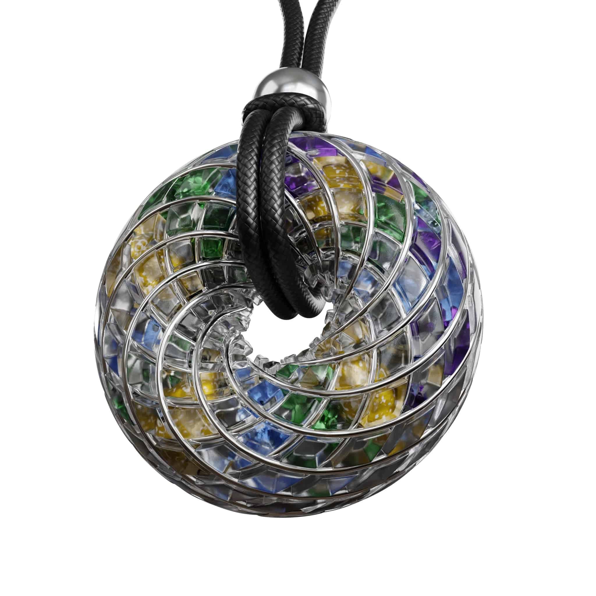 Classic Custom iTorus iZ Crystal Toroidal Pendant - Image 12