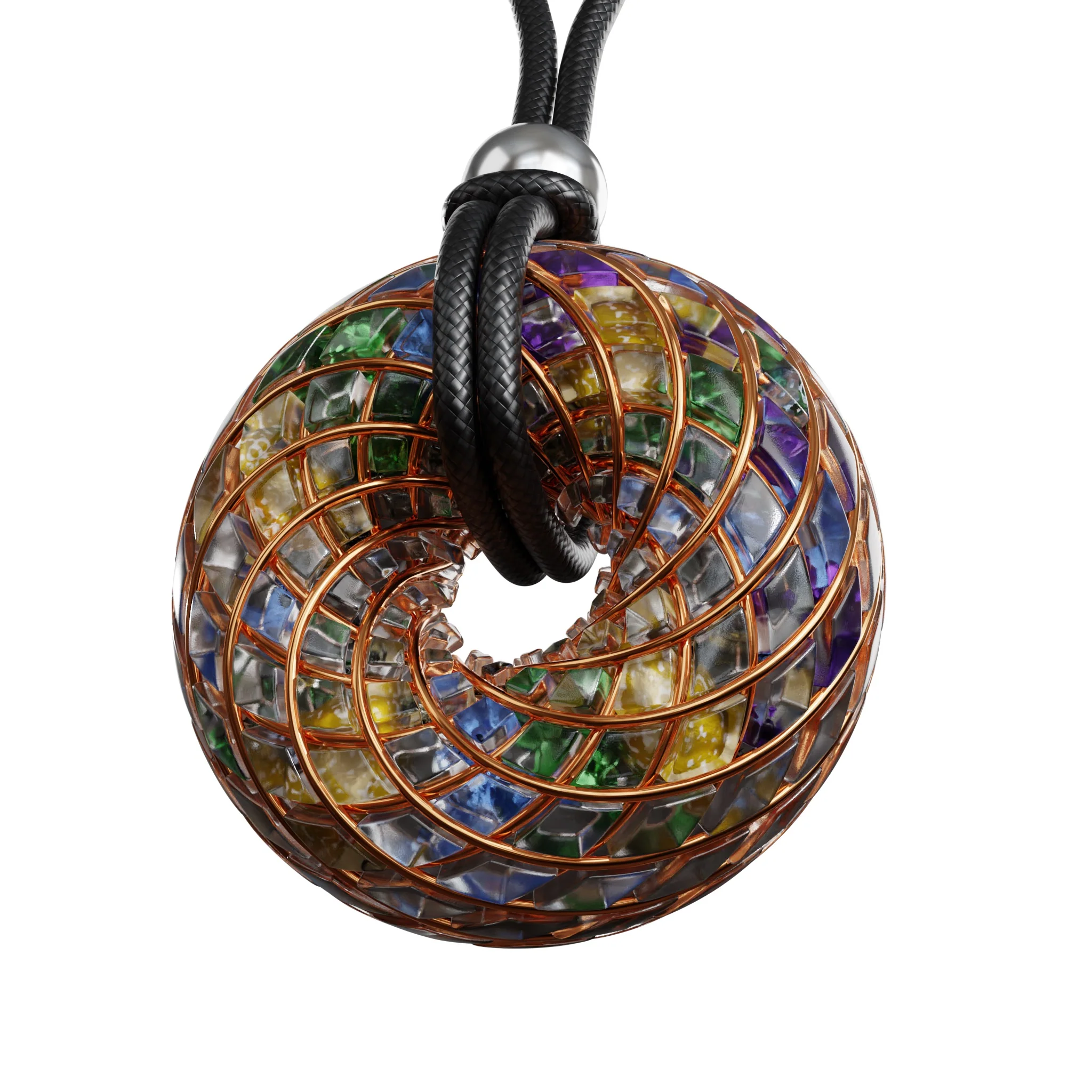 Classic Custom iTorus iZ Crystal Toroidal Pendant - Image 13