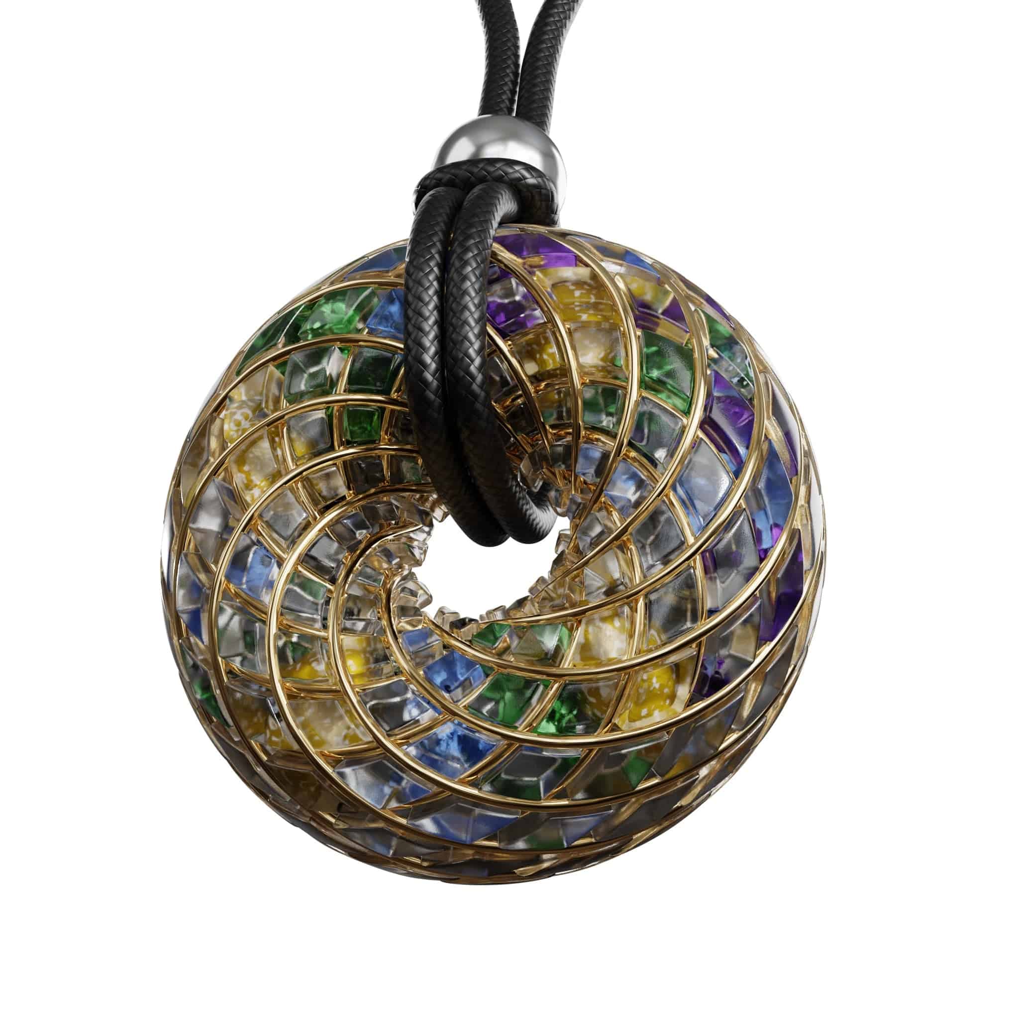 Classic Custom iTorus iZ Crystal Toroidal Pendant - Image 14