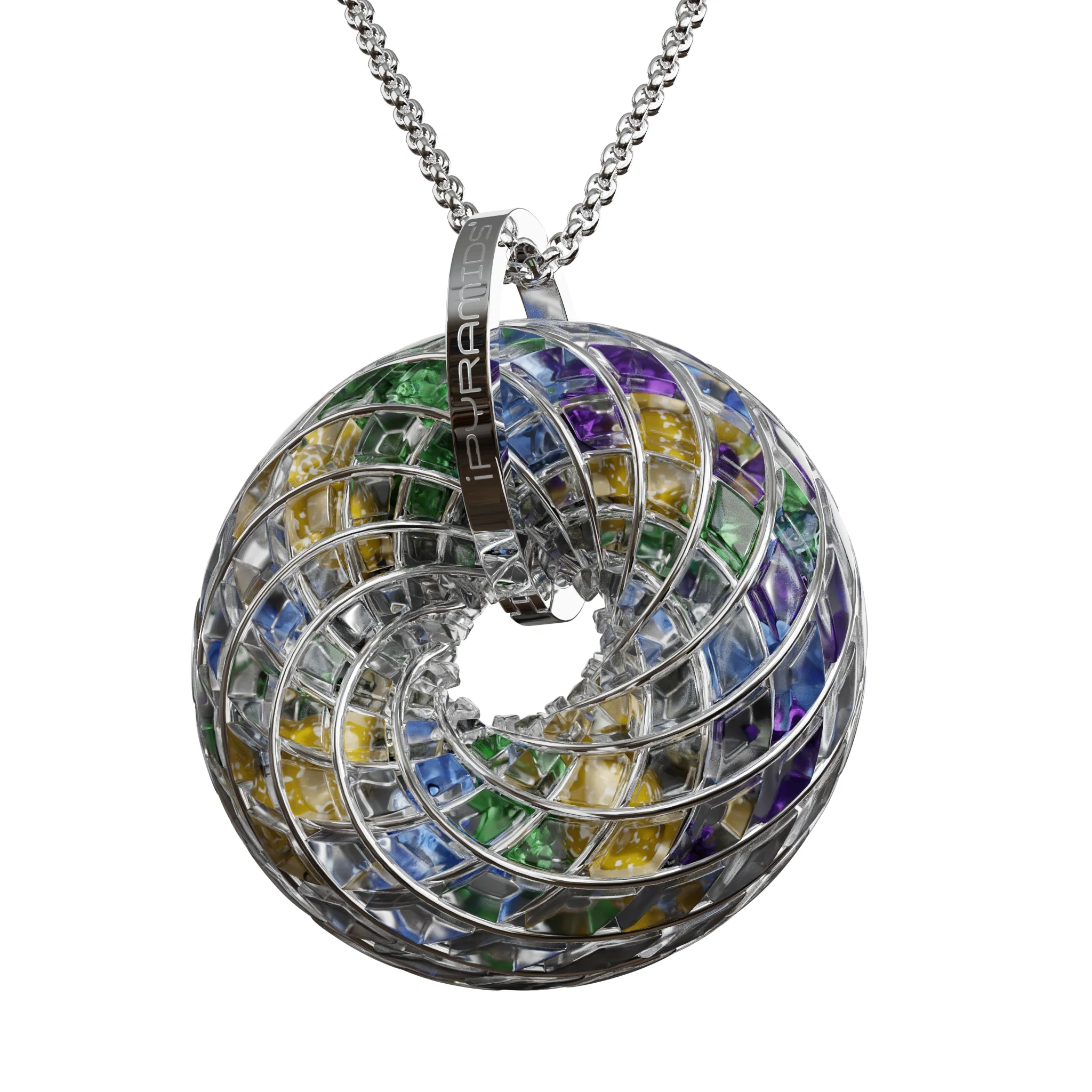 Classic Custom iTorus iZ Crystal Toroidal Pendant - Image 7