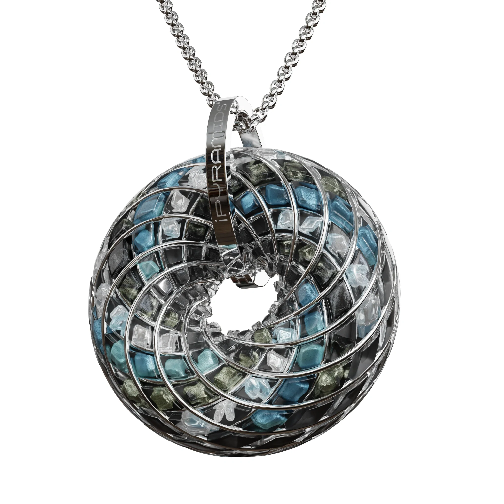 Custom Superluminal Spiral iZ Crystal Toroidal Pendant - Image 10