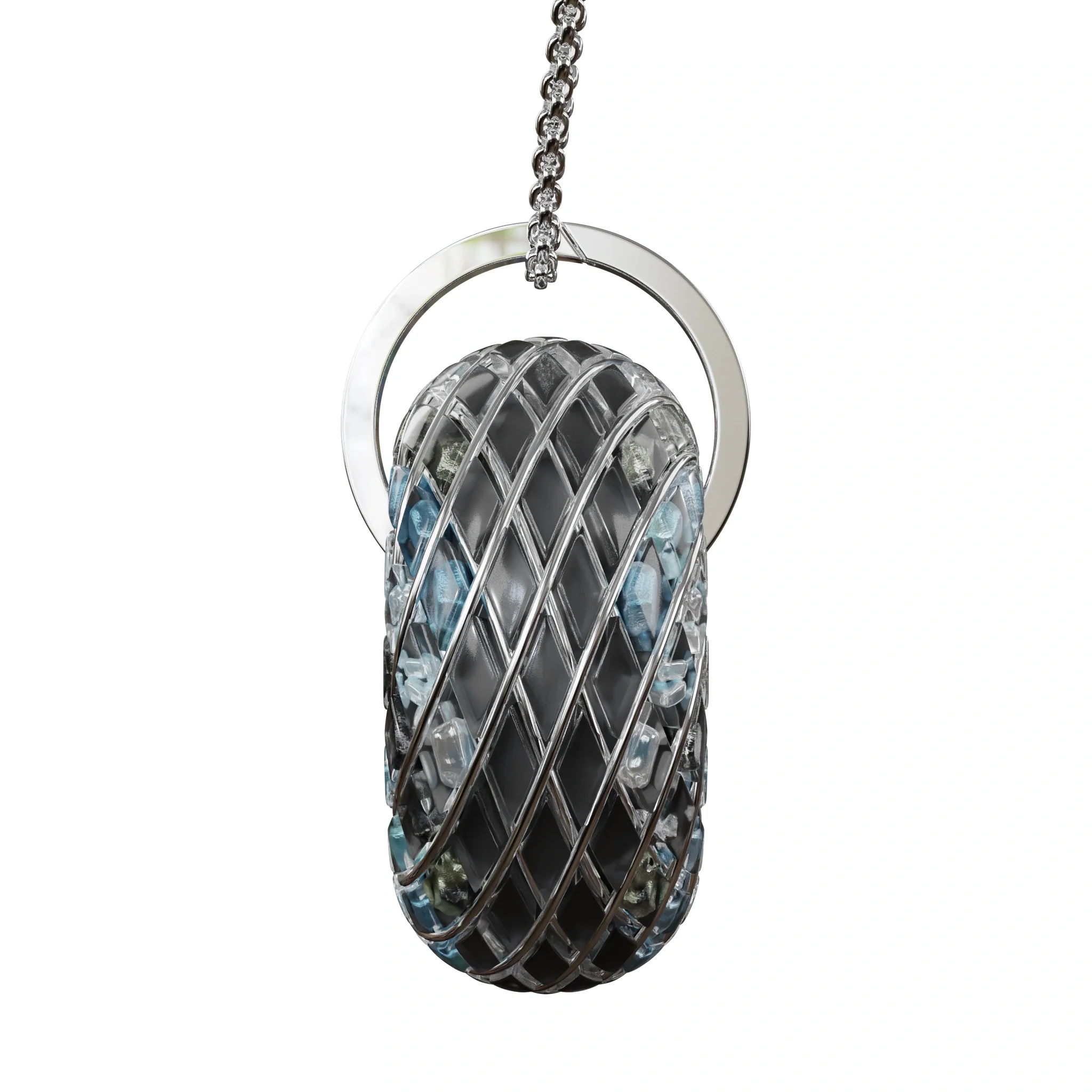 Custom Superluminal Spiral iZ Crystal Toroidal Pendant - Image 11