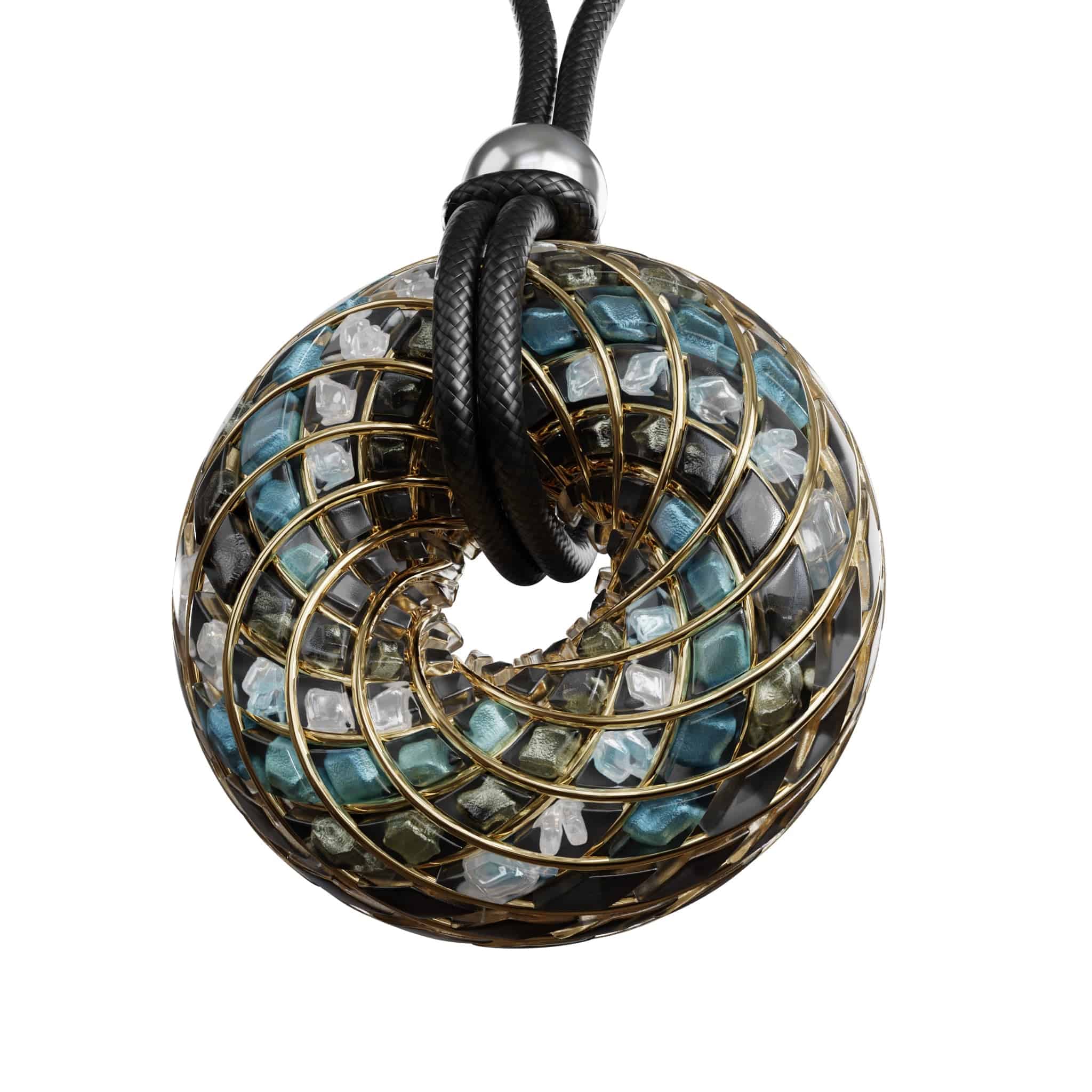 Custom Superluminal Spiral iZ Crystal Toroidal Pendant - Image 13
