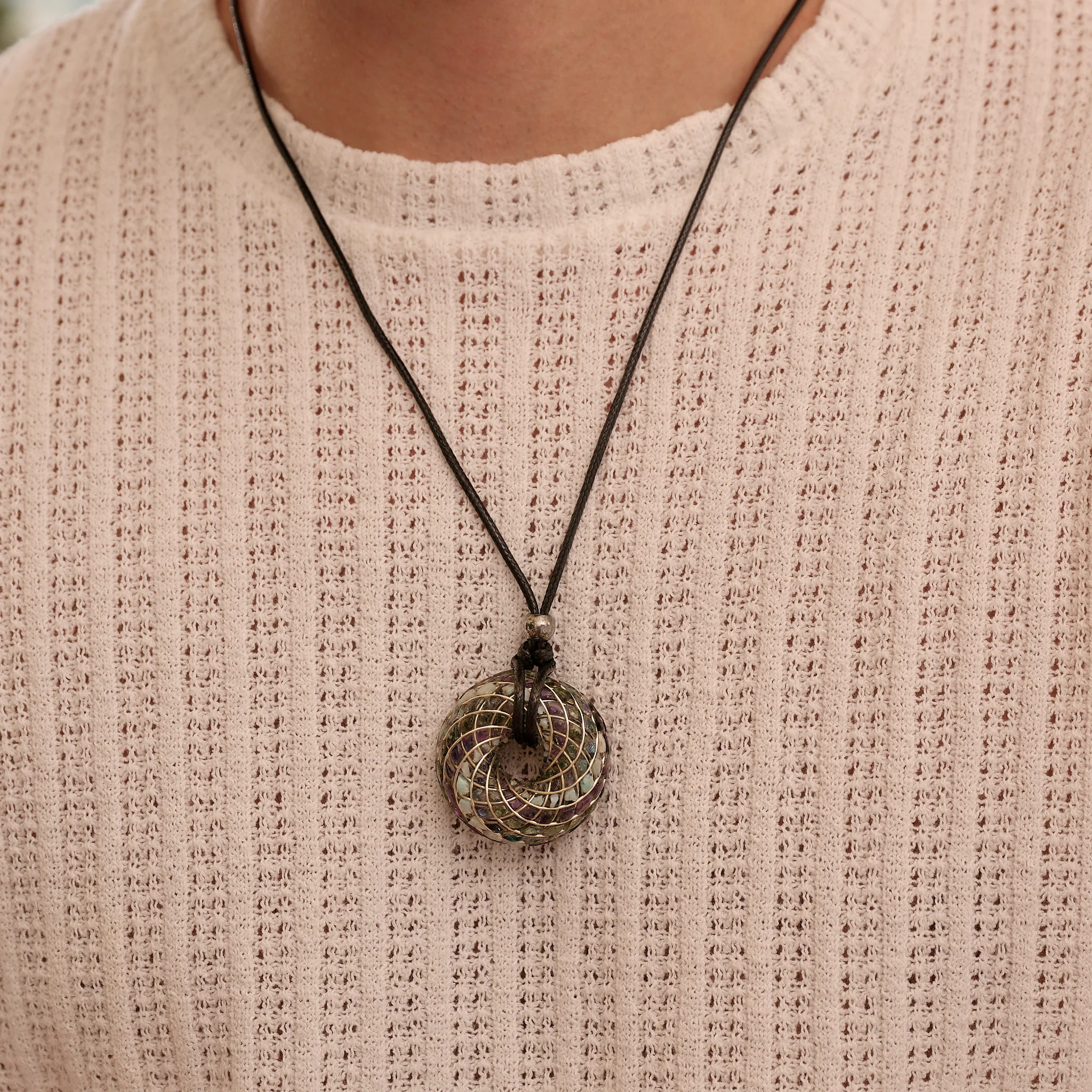 Custom Superluminal Spiral iZ Crystal Toroidal Pendant - Image 6