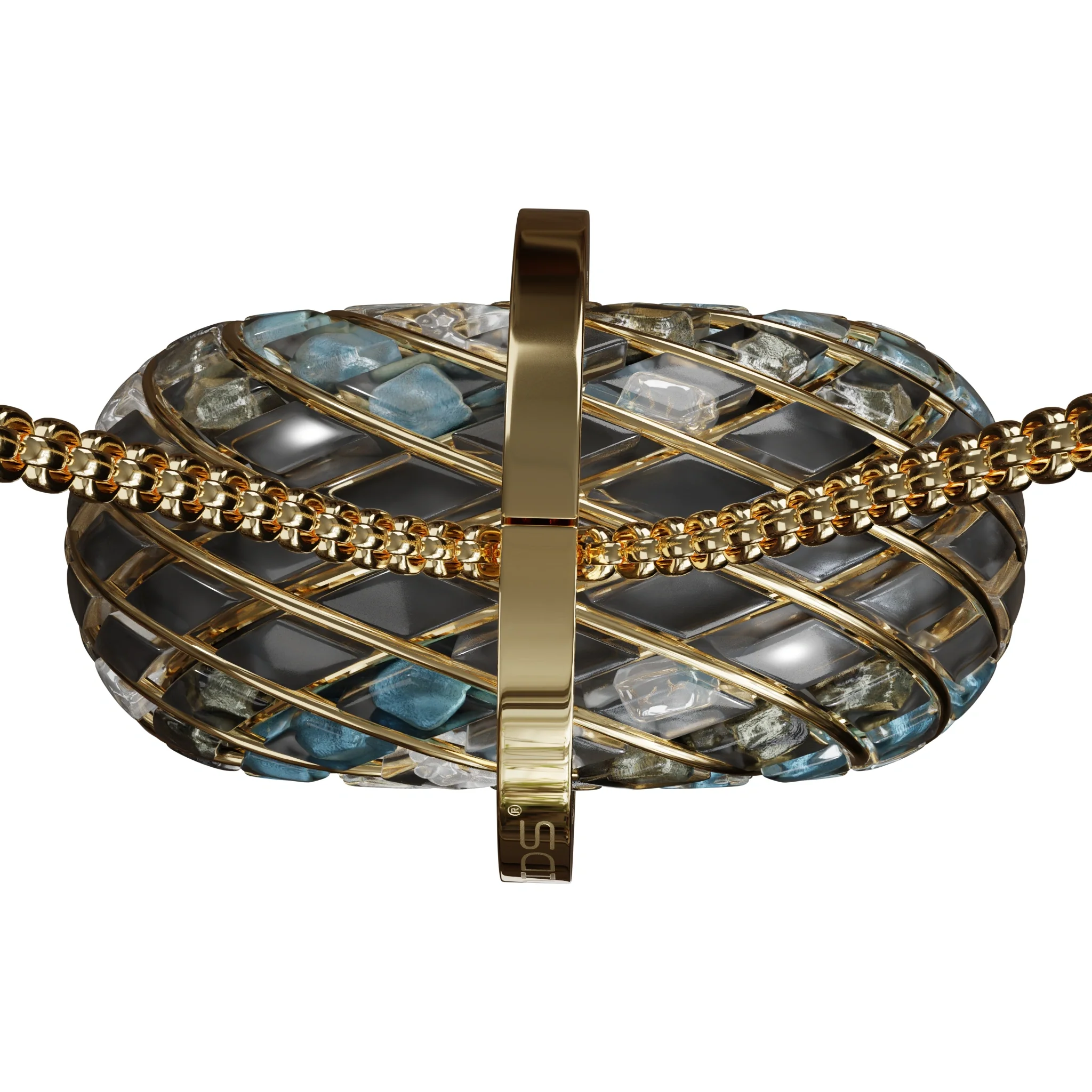 Custom Superluminal Spiral iZ Crystal Toroidal Pendant - Image 9