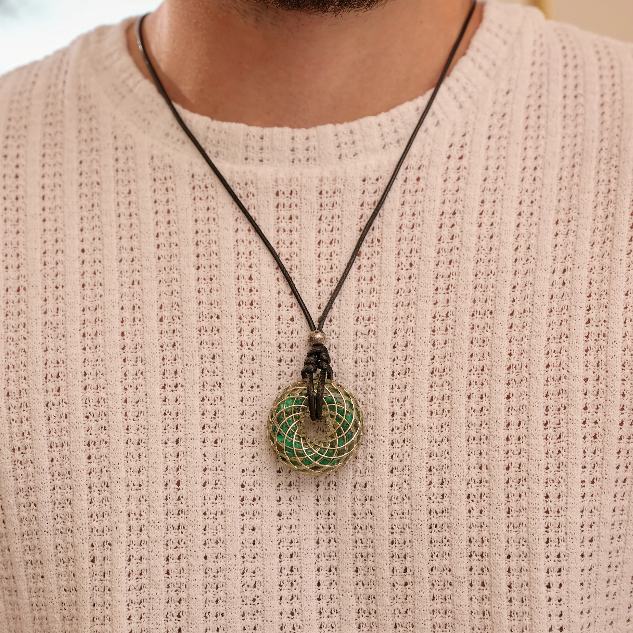 Heart Stone iTorus iZ Crystal Toroidal Pendant - Image 6