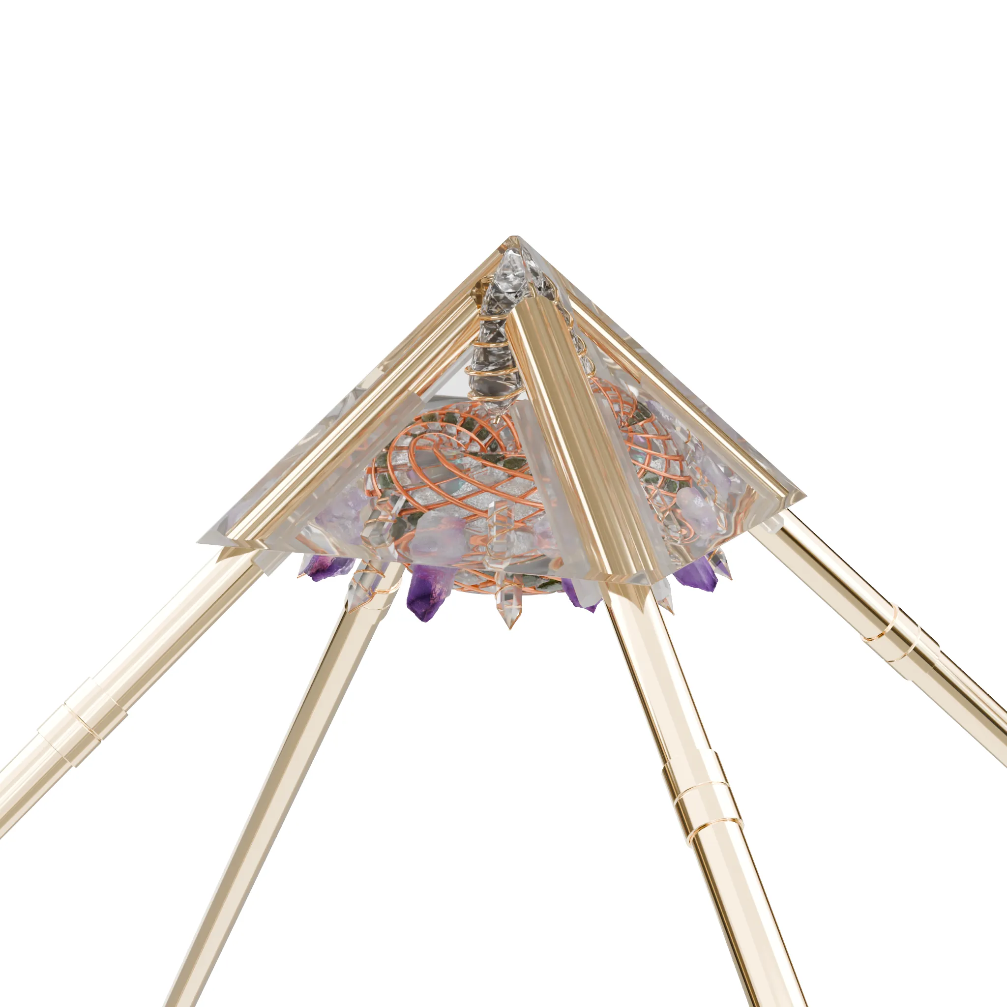 Moldavite and Angel Aura – iPyramids i5 Giza Quantum Vortex & Shield - Image 5