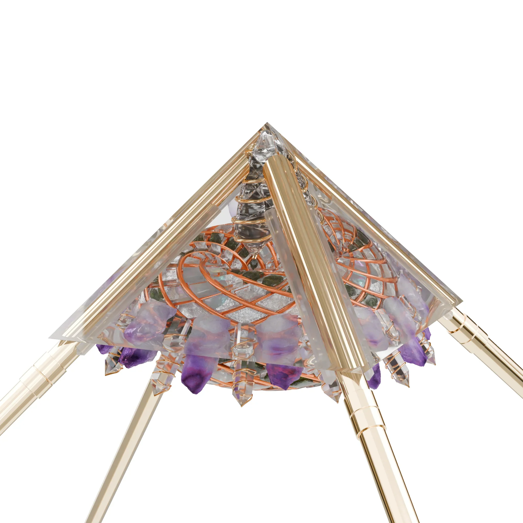 Moldavite and Angel Aura – iPyramids i9 Giza Quantum Vortex & Shield - Image 7